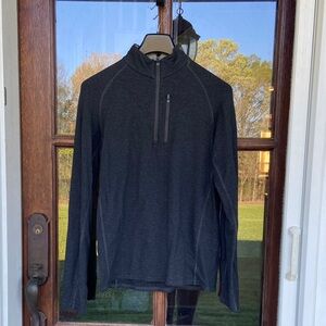 FREE FLY Flex Bamboo Quarter Zip Pullover. Size M